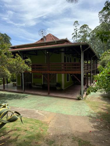 A szálláshely kívülről, Casarão verde (Casarao verde) in Sao Luiz do Paraitinga (Sao Paulo)