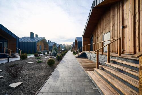 A szálláshely kívülről, Сімейний Екопарк Ясногородка (Сімеинии Екопарк Ясногородка) in Buzova