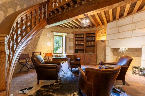 Krogs/atpūtas telpa, Château de Belet (Chateau de Belet) in Montagrier
