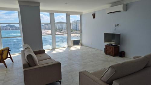 Apartamento Guarujá Vista ao mar! (Apartamento Guaruja Vista ao mar!) in Morro do Maluf