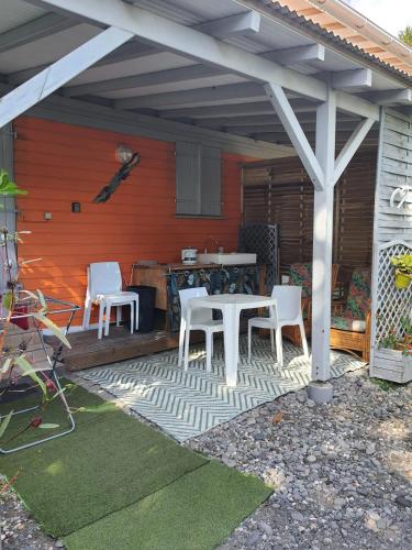 Terraza/balcón, Appartement cosy au Carbet avec balcon et vue sur mer - 70 m² in Le Carbet