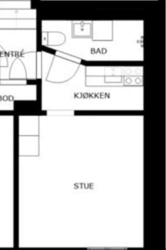 Harstad city studio apartment A in 哈爾斯塔市中心