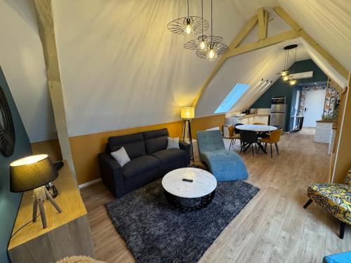 Appartement Moderne et Cosy à Grand Bourgtheroulde Proche de la Côte Normande (Appartement Moderne et Cosy a Grand Bourgtheroulde Proche de la Cote Normande) in บูร์ฌเทอรูลด์-แอ็งเฟรอวิล