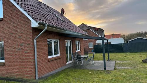 陽台/露台, Sünnenhuus 34 - Dein Ferienhaus an der Thülsfelder Talsperre (Sunnenhuus 34 - Dein Ferienhaus an der Thulsfelder Talsperre) in 加雷爾