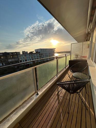 Charmant appartement in Antwerpen Zuid met zicht op de stroom, Amberes (foto 9)