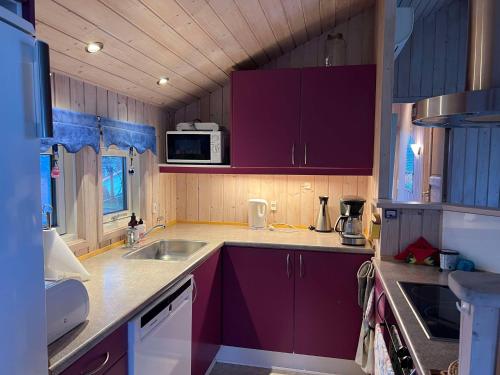 Kitchen, Sommerhus med vandudsigt in Idestrup