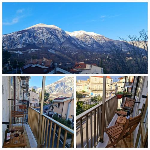 Balkons/terase, Authentic Village Townhouse with Independant Apartment in Penapiedimonte
