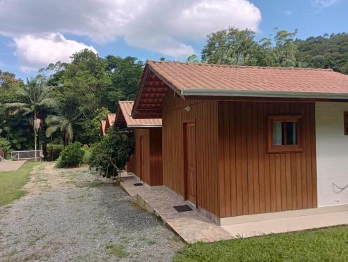 A szálláshely kívülről, Trento Chalés (Trento Chales) in Vígolo