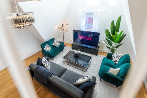 130 qm Maisonette-Penthouse - Dachterrasse mit exklusivem Panoramablick in Hannover, Deutschland