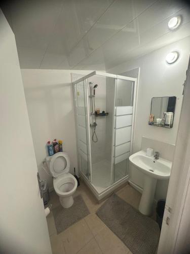 Душ, Résidence Borgia - Bois Vignolles, Appartement 3 (Residence Borgia - Bois Vignolles, Appartement 3) in Озуар-ла-Фер'єр