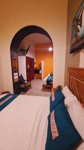 3 double beds
