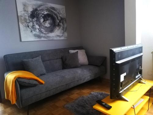 2 twin beds, 1 sofa bed