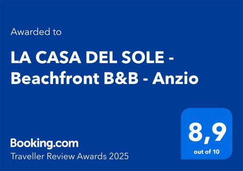 LA CASA DEL SOLE - Beachfront B&B - Anzio 3