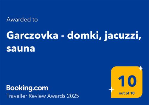 Garczovka - domki, jacuzzi, sauna