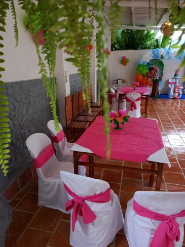 Étterem, HOTEL VILLA CAMPESTRE AVENTUREROS in San Gil