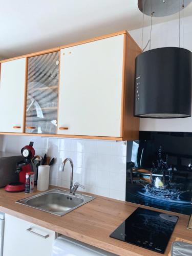 virtuve, Le Petit Manoir in Ussat