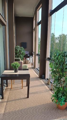 Balcony/terrace, Nature in the City - Modern Loft, Amazing Views in Henttaa