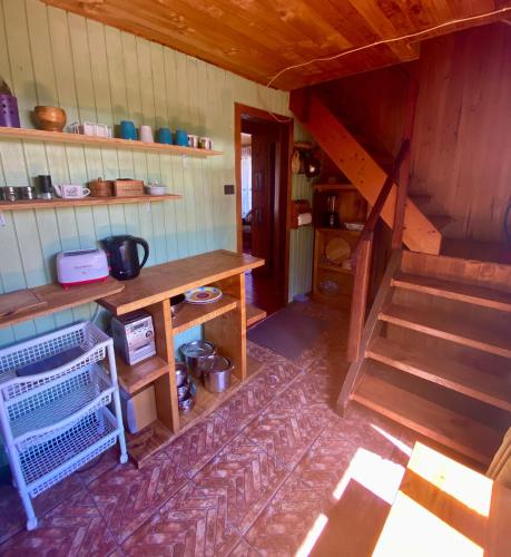 virtuve, Cabaña en Contao Carretera Austral Hualaihué (Cabana en Contao Carretera Austral Hualaihue) in Contao