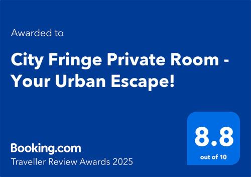 City Fringe Private Room - Your Urban Escape! in Phillpstown
