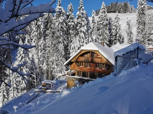 Appartement bei Selbstversorger auf Kleinbauernhof in Eriz, Schweiz