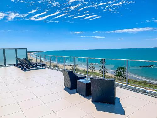 陽台/露台, Oshen Holiday Apartments Yeppoon in 耶蓬