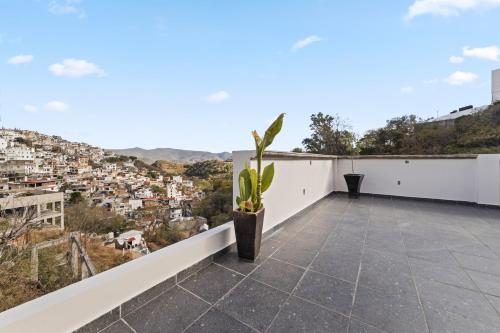 Ban công/sân hiên, Hotel Boutique  Árbol de la Vida in Trung tâm TP. Taxco