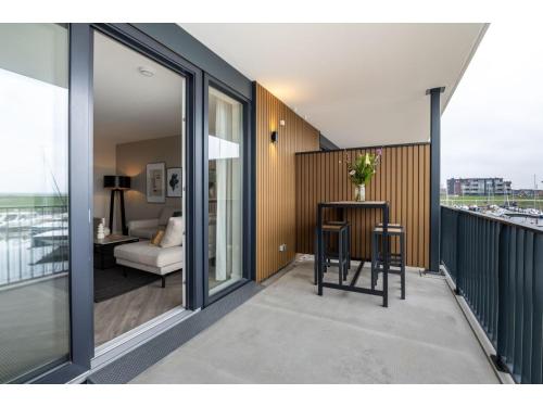 陽台/露台, apartment with beautiful views in 金帕蘭