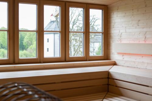 Sauna, Hotel Stiegl-Gut Wildshut in Franking