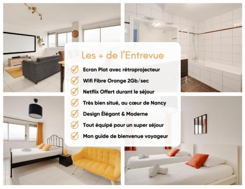 L 'entre Vue - Nancy Gare Congrès - 6 Pers - Parking