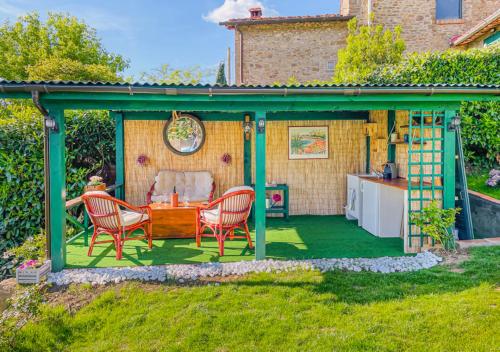 Kert, Chianti Home with Pool Terrace Garden and Magnificient View 2 to 8 persons in Lamole