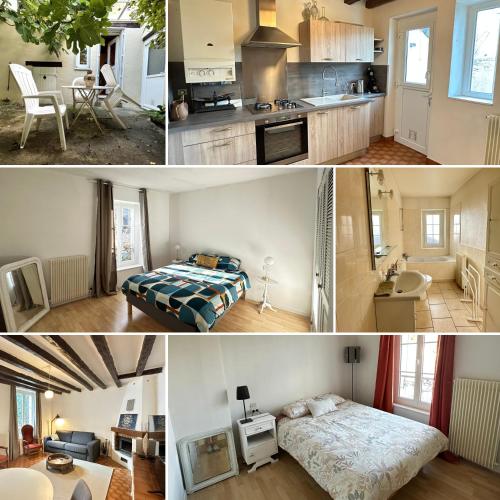 GRANGE TATON-Maison avec jardin-Au calme-Tout à pied-High wifi gîte à louer Moret-sur-Loing