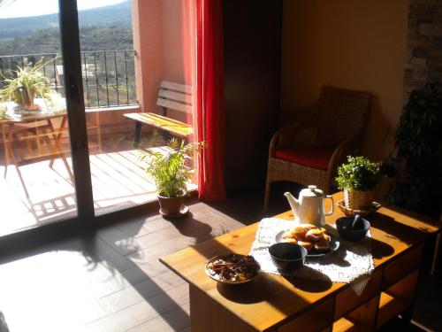 Erkély/terasz, Casa Rural El Planet de Maella Casa rural en Castellon Casa rural con Jacuzzi Casa rural en Xert Cas in Chert