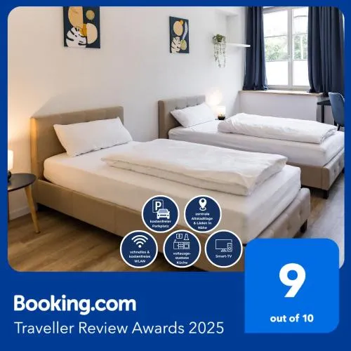 3 BR Altstadtwohnung mit Parkplatz, tolle Lage in Schwäbisch Hall, bis 8 Personen in Schwäbisch Hall, Deutschland