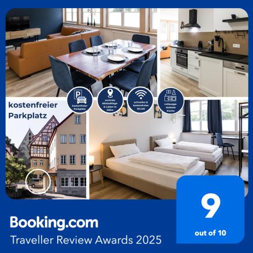 3 BR Altstadtwohnung mit Parkplatz, tolle Lage in Schwäbisch Hall, bis 8 Personen 3 BR Altstadtwohnung mit Parkplatz, tolle Lage in Schwäbisch Hall, bis 8 Personen
