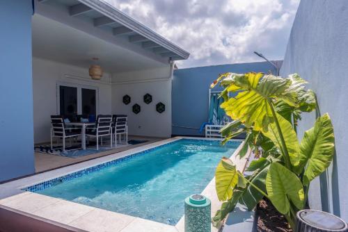 Villa room in Villa Azul Tide Oranjestad bohemian beach vibes