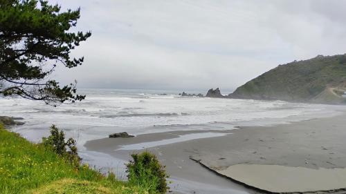 Cabaña con acceso a playa en Mehuin