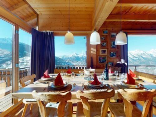 Chalet in Veysonnaz with valley view, Veysonnaz (photo 10)