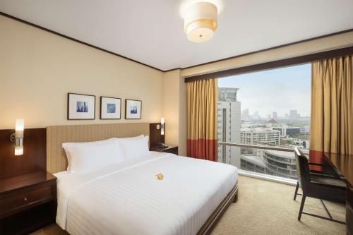 One-Bedroom Deluxe King Suite room in Conrad Bangkok Residences