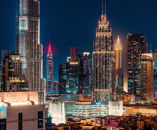 Elite Royal Apartment - Panoramic Burj Khalifa View - Sky Edition - Luxurious - Zacharyas, Dubai