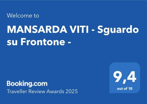 MANSARDA VITI - Sguardo su Frontone -
