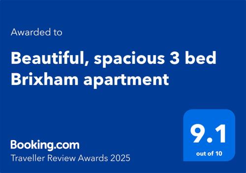 Beautiful, spacious 3 bed Brixham apartment Beautiful, spacious 3 bed Brixham apartment