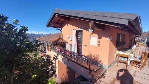 Balkons/terase, Casa Mary in Montegrino Valtravaglia