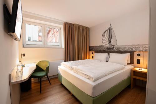 1 double bed