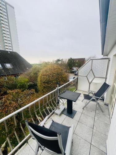 Balkons/terase, Hotel garni Seeluft Büsum (Hotel garni Seeluft Busum) in Busuma