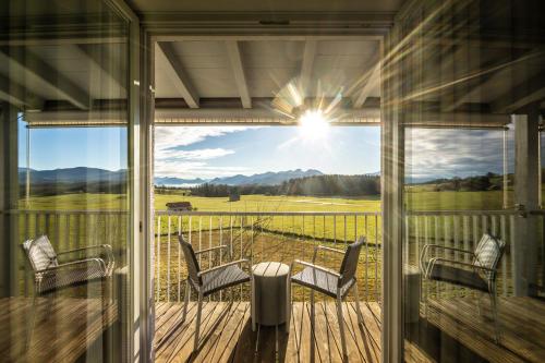 陽台/露台, Coffee Fellows Hotel Irschenberg Süd (Coffee Fellows Hotel Irschenberg Sud) in 申貝格