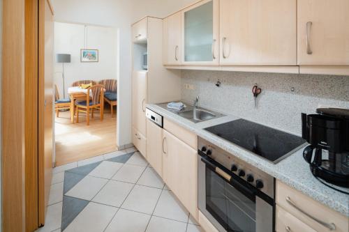 кухня, Villa Altmanns Wohnung Wiebke in Юйст