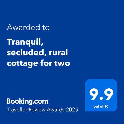 Tranquil, secluded, rural cottage for two, Beaumaris (foto 2)