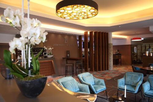 大堂, Lobinger Parkhotel & Restaurant in 布倫茨河畔京根