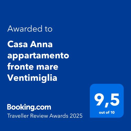 Casa Anna appartamento fronte mare Ventimiglia - Tap to explore photos