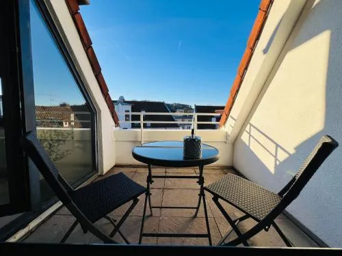 Exklusive Loggia über der Altstadt in Bielefeld, Deutschland
